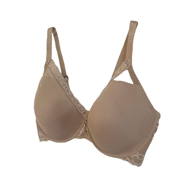 *NWOT Natori Feathers Full Figure Plunge T-Shirt Café Bra 741299 – 42DDD - Picture 5 of 7
